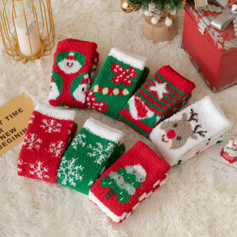 Socks Christmas Sleep Christmas Santa Rudolph