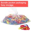 405 Pcs Assorted Size Rubber Bands 0.68lbs Elastic Colored Rubber Bands for Office Supplies Rubberbands Bulk Mix Colors and Size with bag,Red (3-1/2