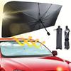 Car Sunshade Umbrella Car Sunshade Retractable Sunscreen Heat Insulation Front Windshield Parasol Car Interior Protection