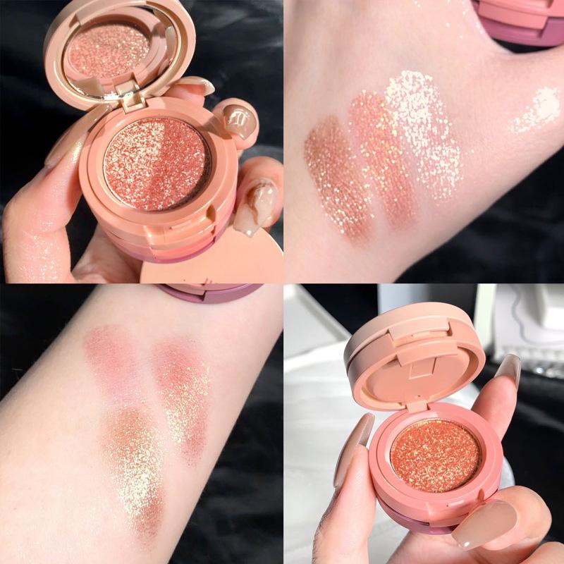 Milk Tea Tri-Color Eyeshadow Palette - Gentle Matte & Shimmer Earth Tones