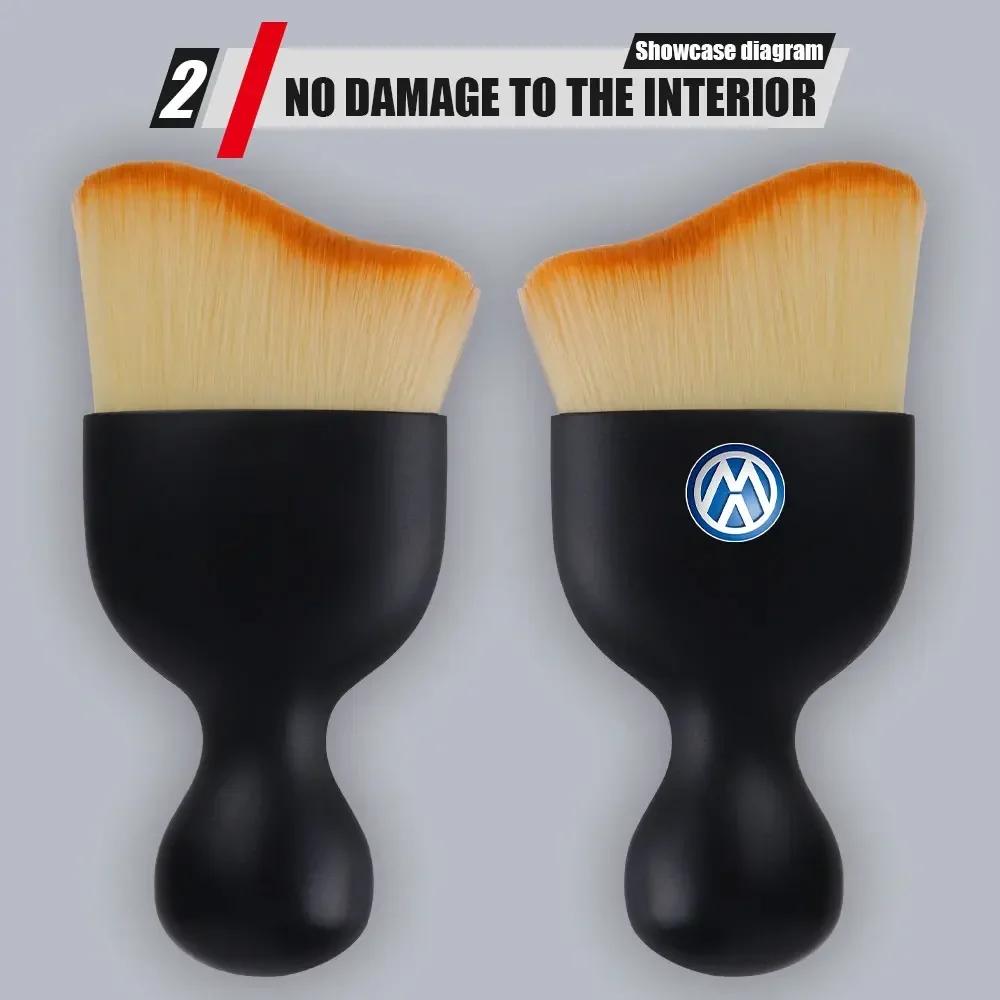 ·1pc/2pcs Car Interior Cleaning Soft Brush Gap Dust Removal Tools For VW Golf POLO GTI Sagitar Lamando Jetta Magotan AccessoriesAL2