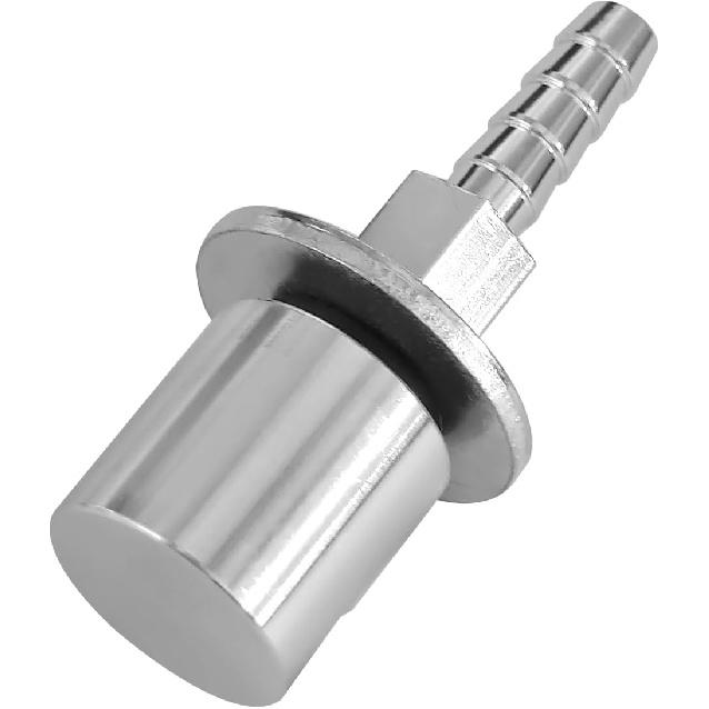 Remote Mount Vent Valve for Fuel Tanks, 5/16" Hose Barb Fitting Fuel Tank Vent Check Valve Fits for Holley 19-174