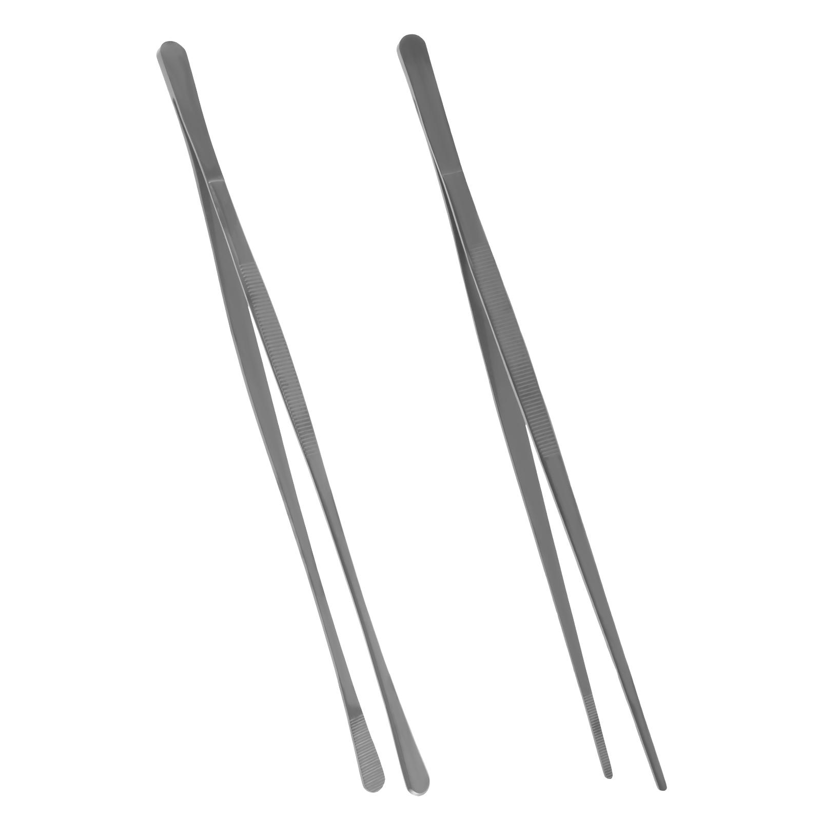 

2 шт. Кулинарные щипцы-пиццеты 12 Щипцы-пиццеты для украшения десертов Пищевые щипцы из нержавеющей стали для барбекю, выпечки, сервировки, чистки