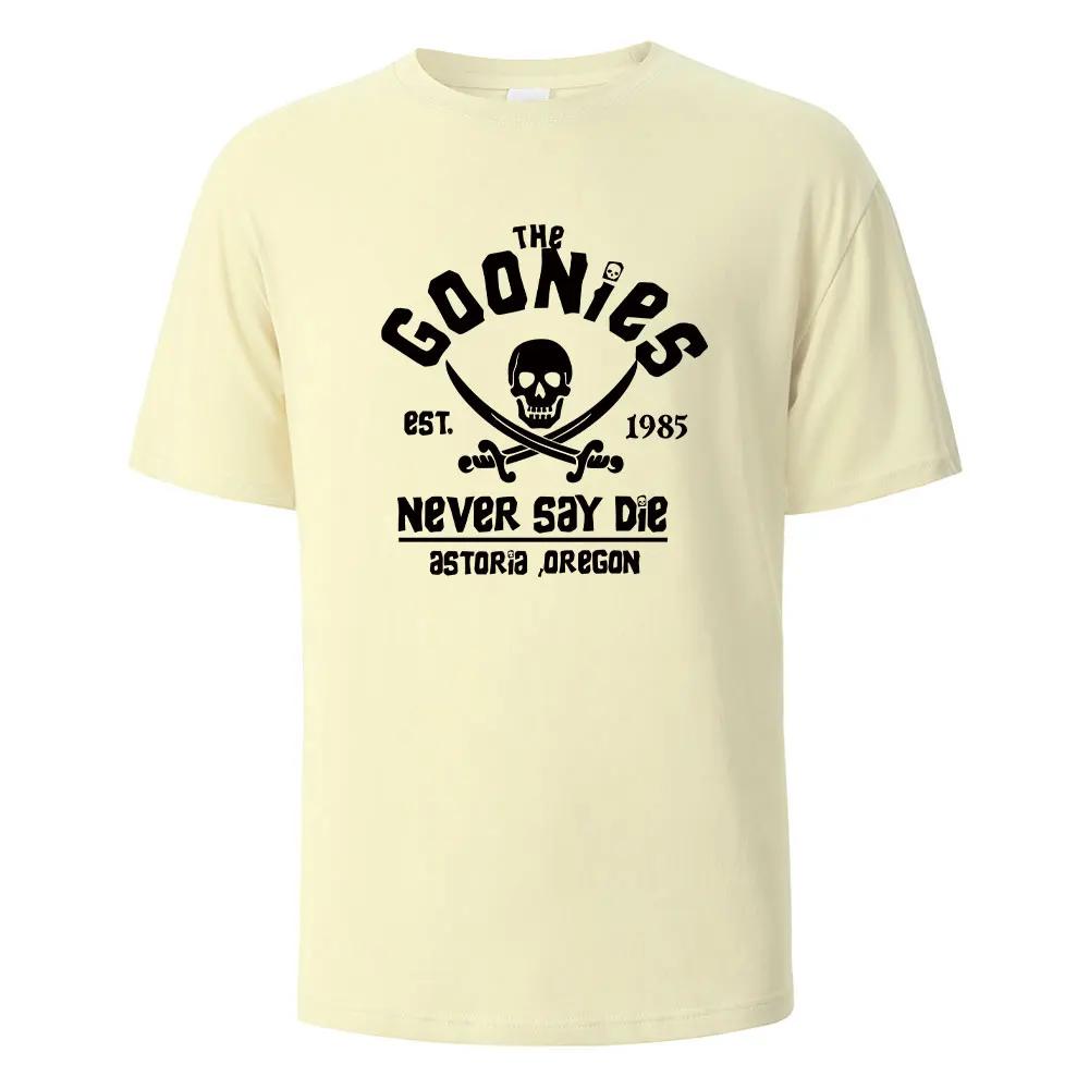 Goodnies Print T-Shirt 100% Cotton Summer Tees For UnisexOversize Casual Tops
