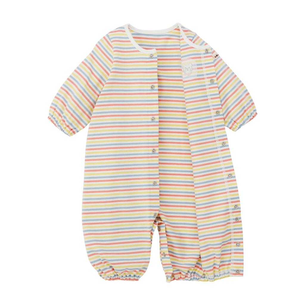 MIKIHOUSE HOT BISCUITS Two-Way All-in-One, Boys' and Girls' Baby/Kids' Clothing, Multicolor, Size 50 (50-60cm), 70-2614-149
