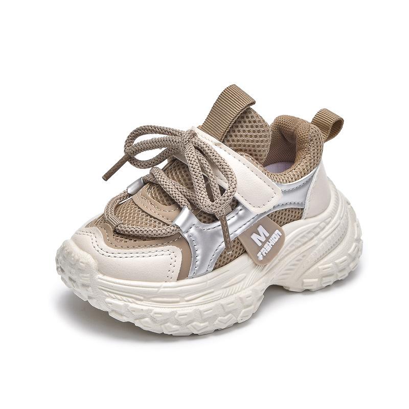 Children's shoes, kids' sports shoes, new spring casual versatile breathable boys' dad shoes, baby girls' shoes