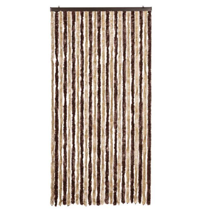 Moustiquaire - vidaXL - Chenille - Beige et marron clair - 100x220 cm - Intérieur