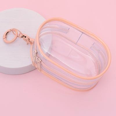 With Keychain Phone Charger Bag Transparent Anti Drop Data Cable Storage Bag PVC Storage Digital Storage Bag Earphone Cable