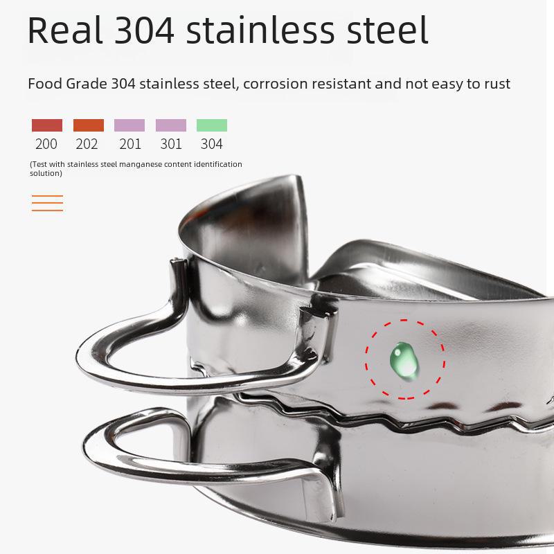 304 Stainless Steel Manual Dumpling Mold