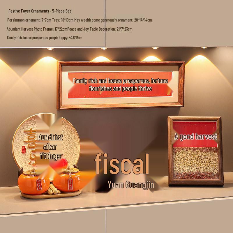 Prosperous New Chinese Style Housewarming Decoration Set
