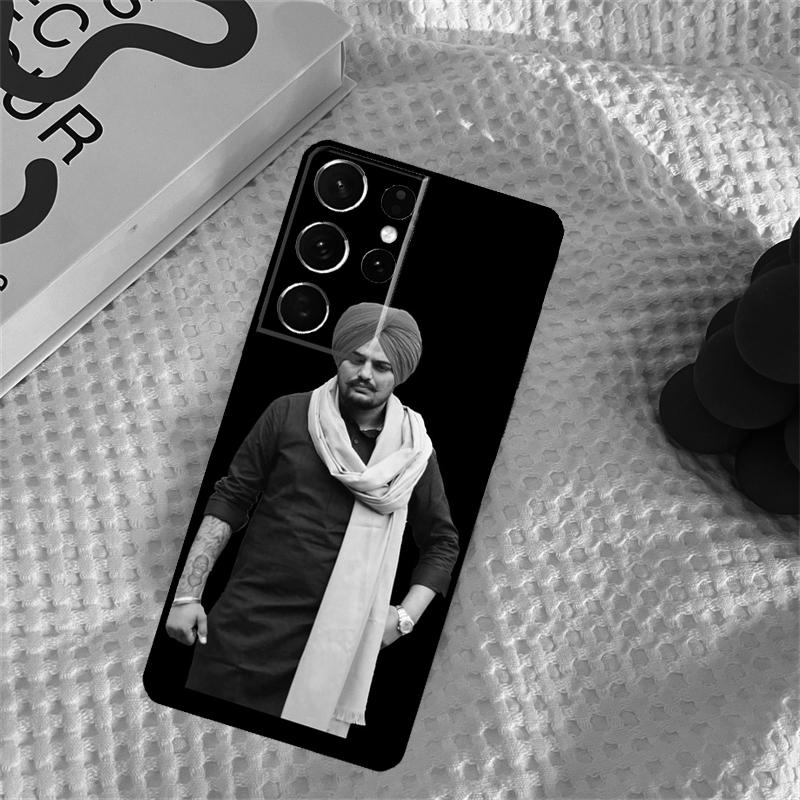 Indischer Rapper Sidhu Moose Wala Handyhülle Für Samsung Galaxy S25 S24 Ultra S9 S10 S20 S22 S21 Plus S23 FE Schutzhülle