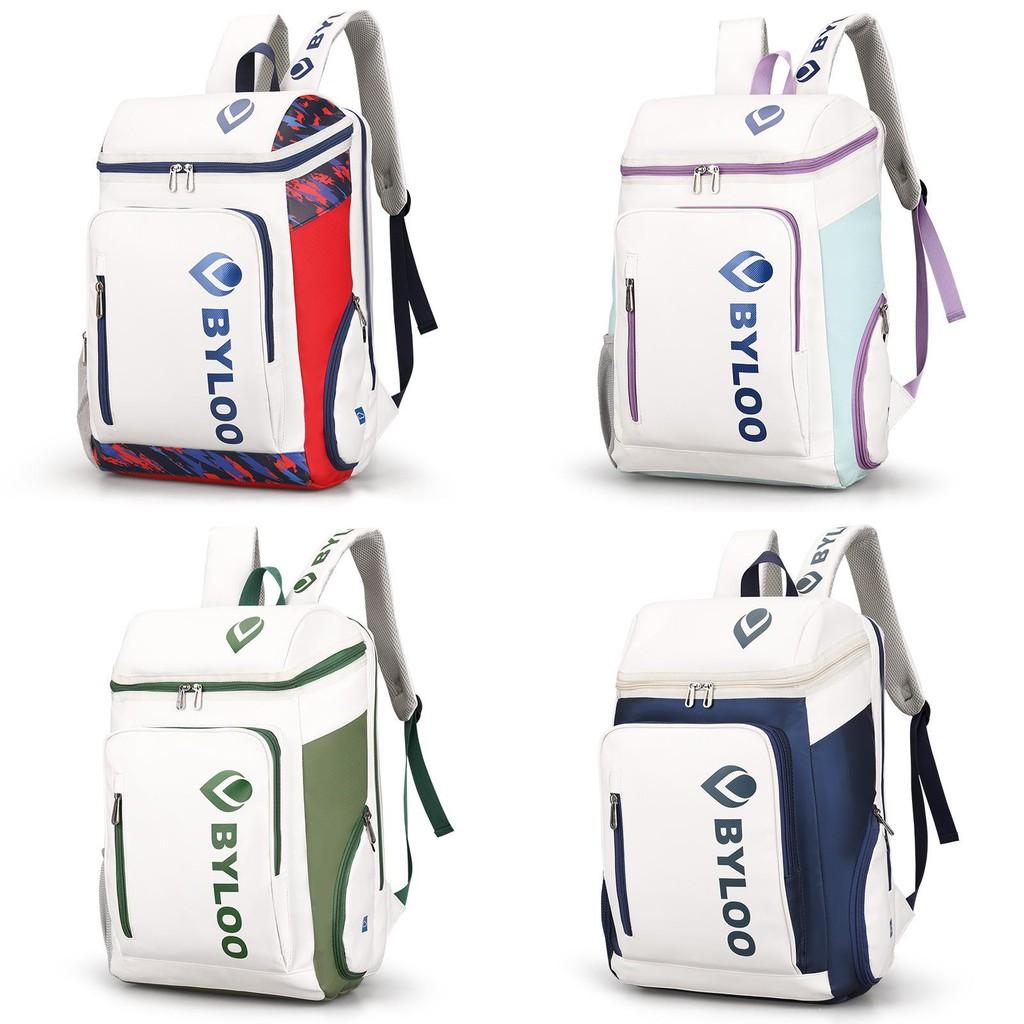 Waterproof Pu Badminton And Tennis Bag With Byloo Letter Print For Men And Women Sports Enthusiasts