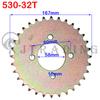530 Chain 28T/31T/32T/35T/37T/40T/41T/45T Teeth Rear Sprocket For ATV Quad Pit Dirt Bike Buggy Go Kart Motorcycle Motor Parts