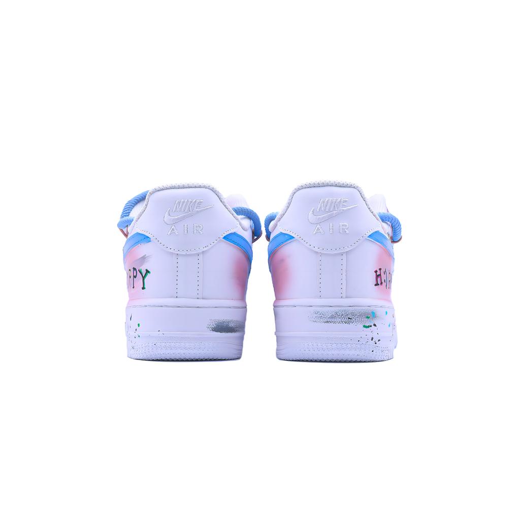 Nike Air Force 1 Novelty Point, Cherry Freedom Slip Resistant Abrasion Resistant Low Top Skateboard Shoes Unisex CW2288-111(Team779- )