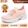 Jinshiyuan | Shoes Women's Shoes Breathable Sneakers Platform Running Shoes Flying Weaving Shallow Mesh Shoes