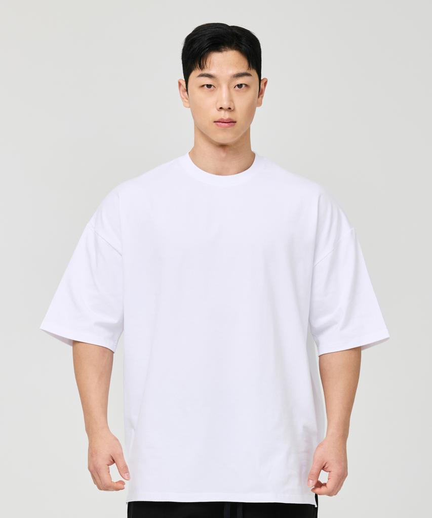 HUGVONE Plain Oversized Short Sleeve 2 Colors