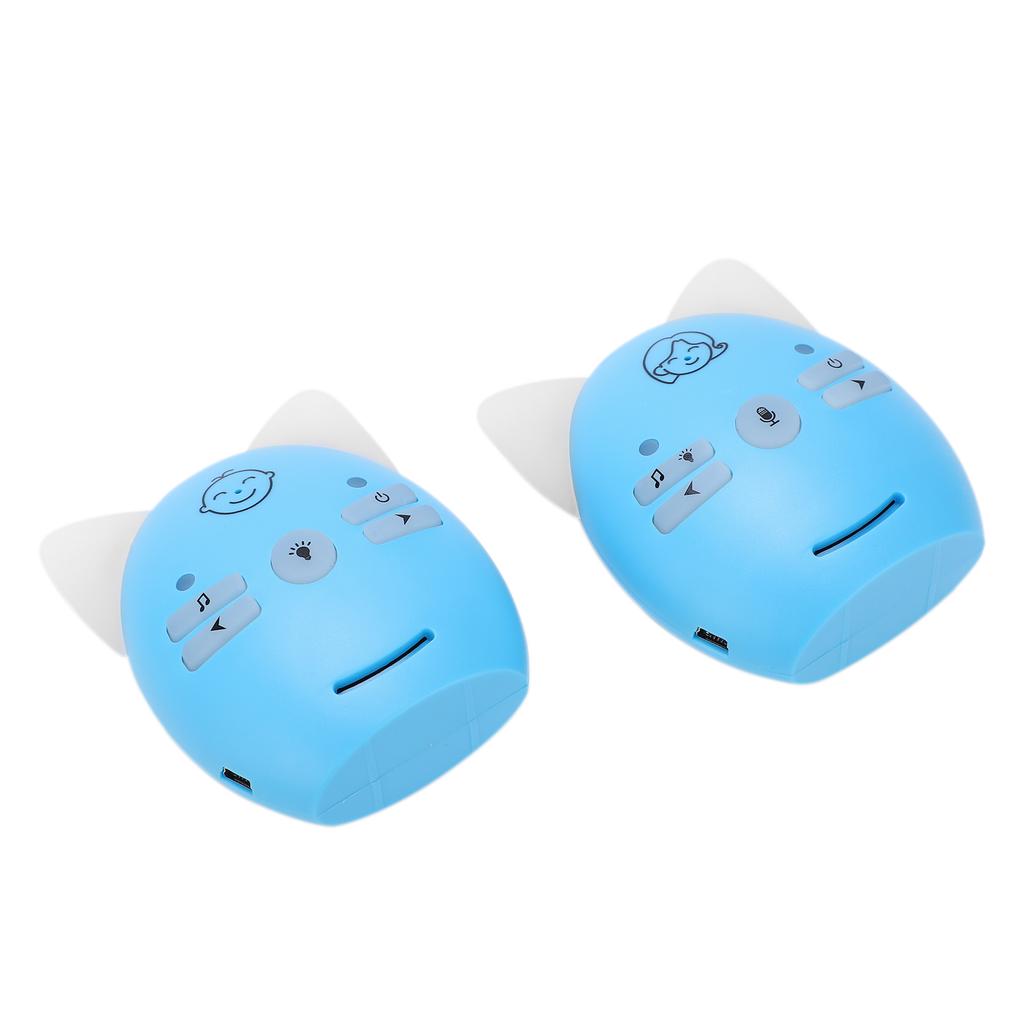 Drahtloses Audio-Babyphone Zwei-Wege-Gespräch Schallalarm Nachtlicht Heim-Audio-Monitor