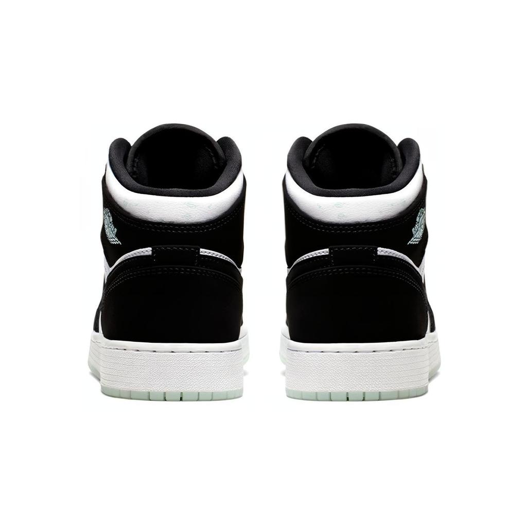 Jordan 1 Mid White Black Teal Tint GS BQ6931-103