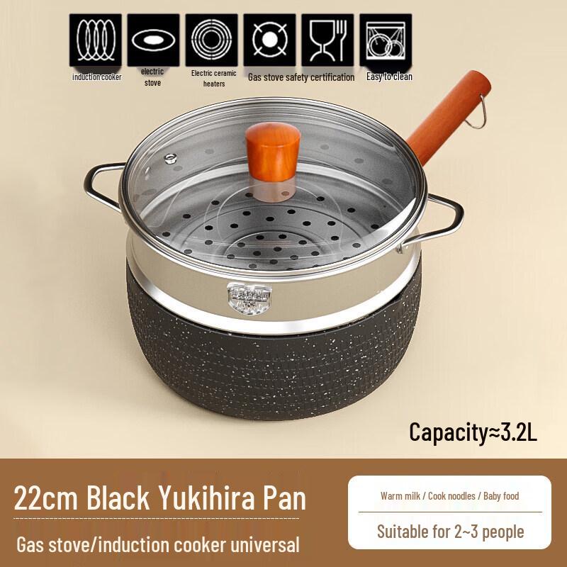 Qiwei Japanese Style Non-stick Saucepan