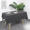1/3pcs Disposable Tablecloth Polka Dot Tablecloth Birthday Party Outdoor Picnic Desk Cloth