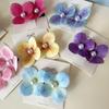 Summer Resort Pearl Phalaenopsis Hair Claw Clip – Versatile Seaside Flower Headwear