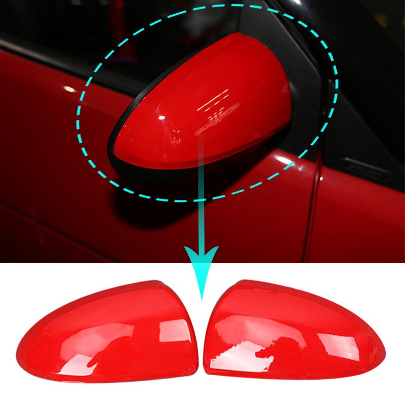 

For 2008-2014 Smart Fortwo 451 Car Rearview Mirror Decorative Case Car Model Car Mirror Accessories A pair of mirror