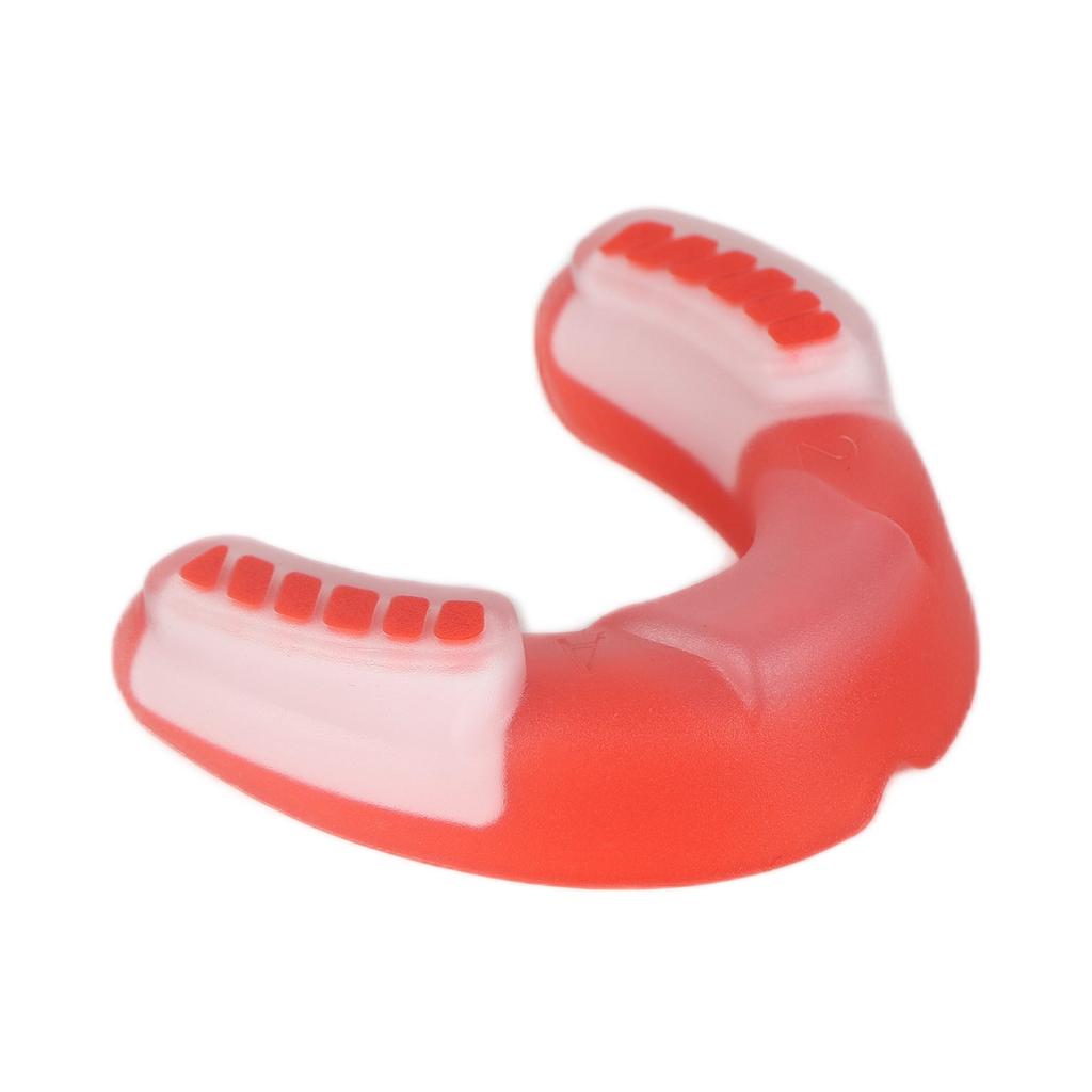 Sports Mouth Guard Football Shock Mouth Guards EVA Athletic Mouth Guards for AdultsRed White