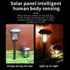 3 Modes Warm Solar Wall Lamp Outdoor Garden Courtyard Waterproof Decoration Street Light Human Body Induction Warm Light Lantern