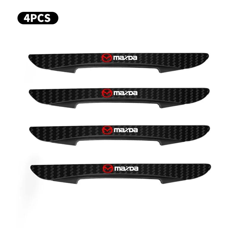 

4pc Car Rubber Bumper Side Door Edge Protection Sticker For Mazda 2 3 6 8 Atenza CX-30 50 60 MX-5 CX-3 5 7 Styling Accessories