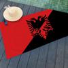 Nazione A-Bandiera dell'Albania Asciugamano Asciugatura Asciugamano da Bagno Applicabile a Nuoto Leggero Campeggio Yoga Spiaggia Fuori
