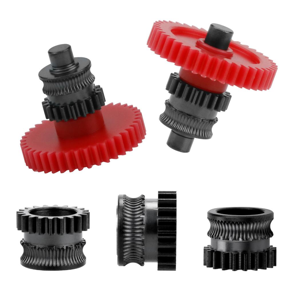 Anycubic Kobra3 Gehärteter Stahl DLC-Nanobeschichtetes Extruderzahnrad-Zuführkit