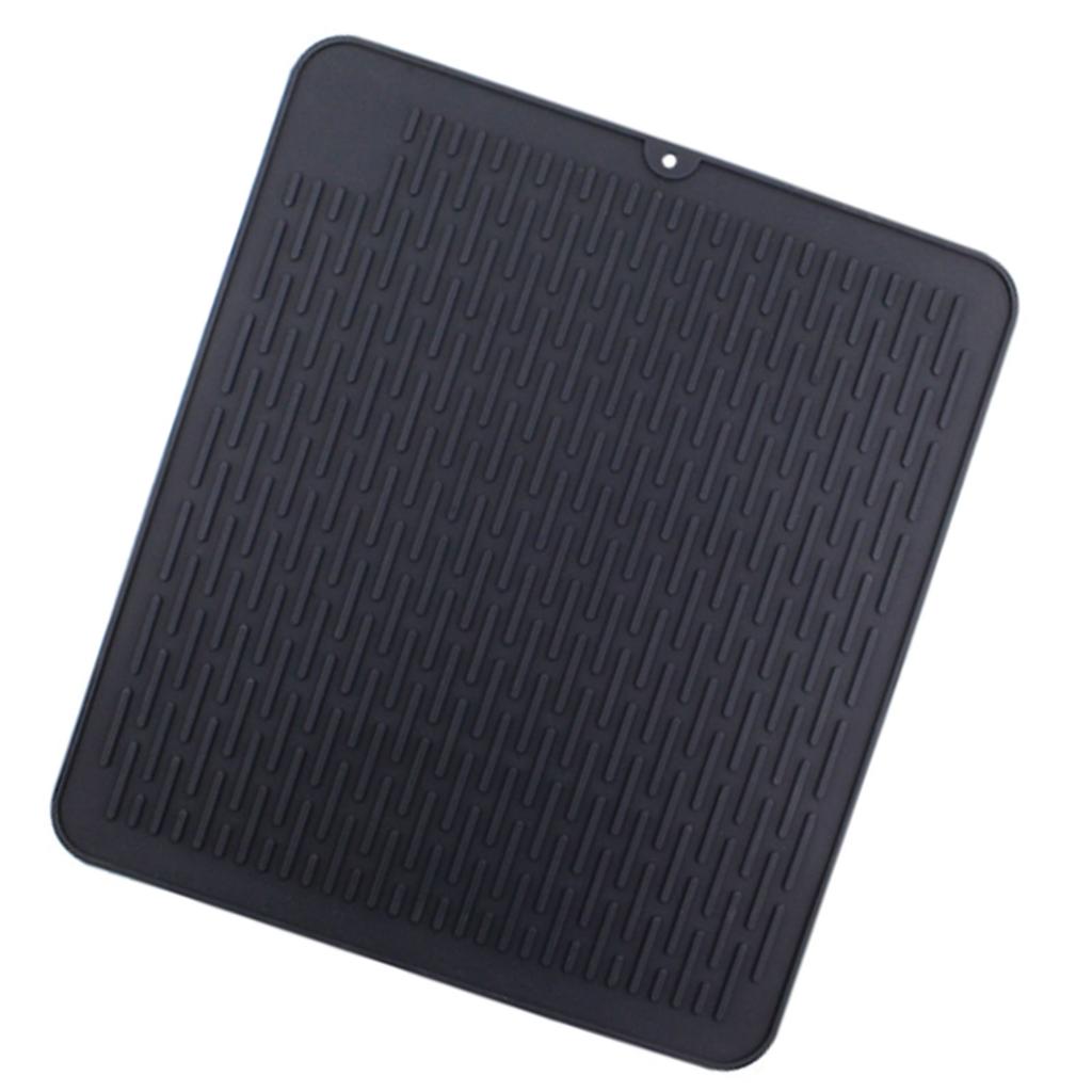 Heat Resistant Silicone Dish Draining Mat Easy to Use Silicone Dish Draining Mat Quick Drying and Heat Resistant Mat