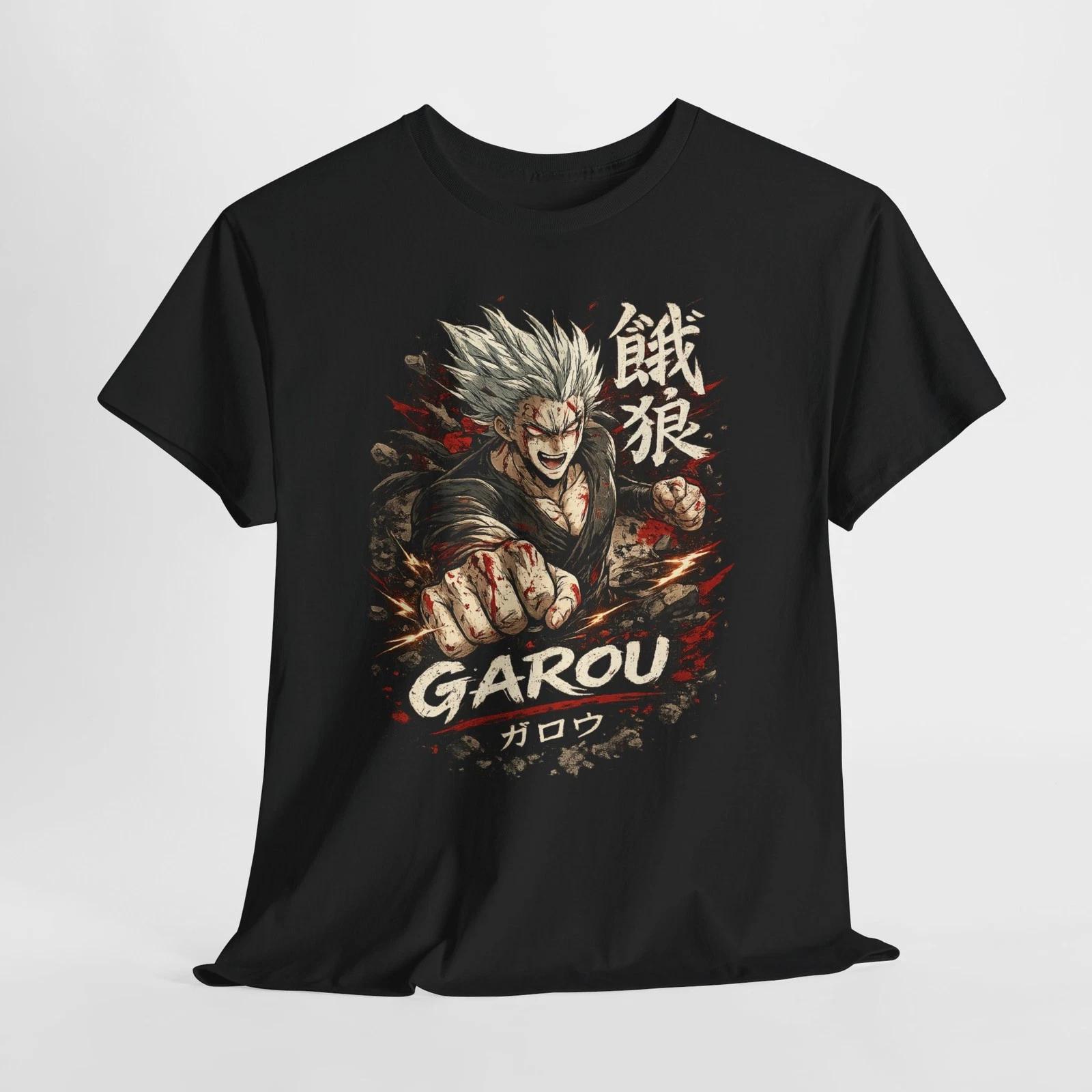 

Angry Anime Fighter T-Shirt | Manga Character Tee, Action Artwork L