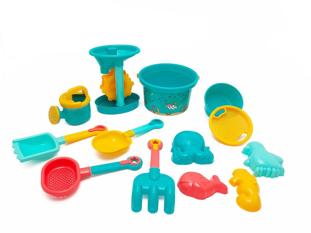 Jianxiong Beach and Water Play Set: Shovels, Sand Digging Tools, Car, and Bucket for Outdoor/Indoor Use
