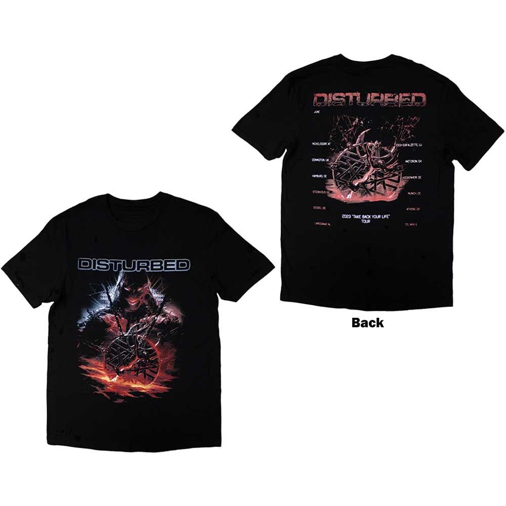 Burning Belief Disturbed Band TShirt Cotton Graphic Tee Unisex Unisex Summer Streetwear