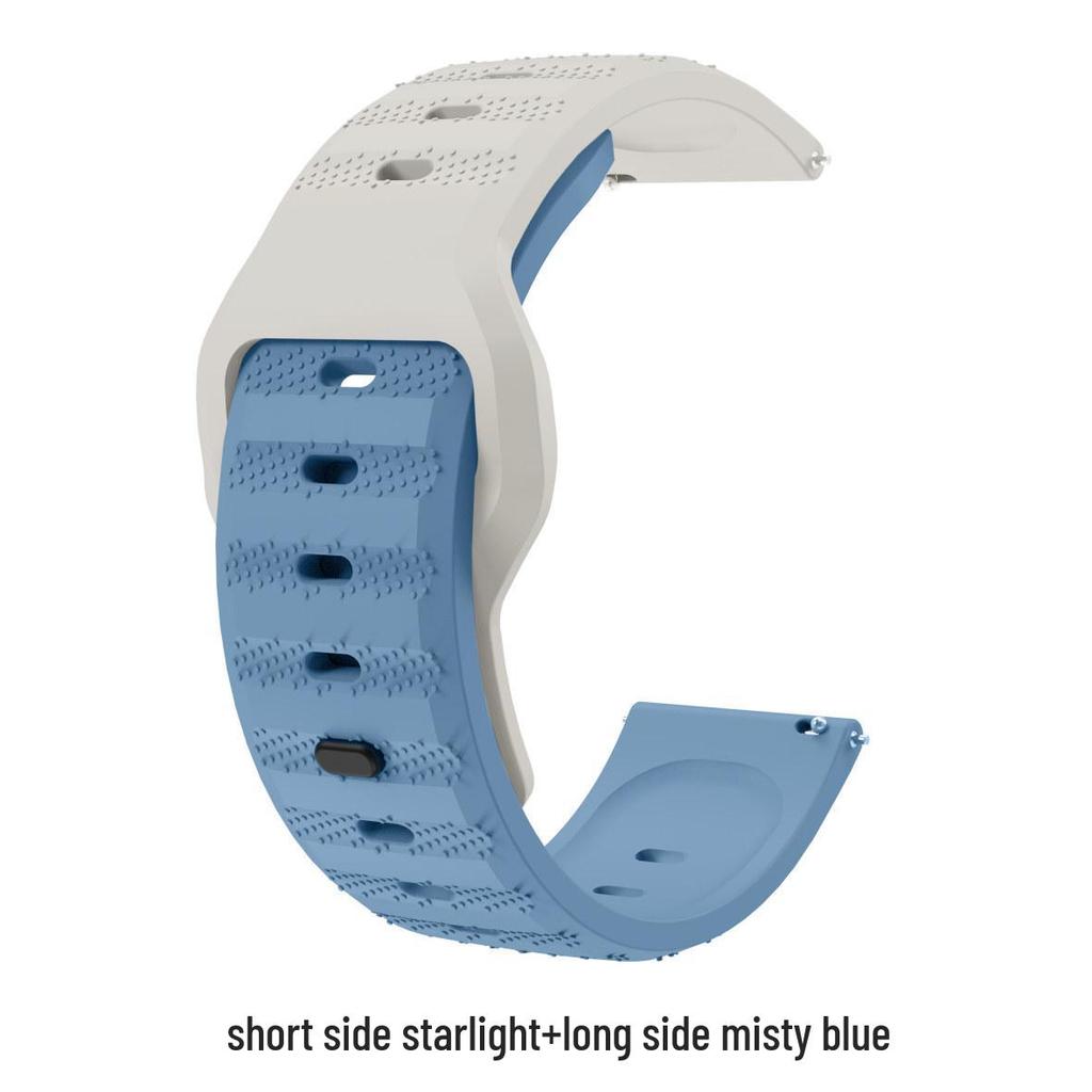 Compatible Silicone Dot Pattern Watch Strap for Samsung, Huawei, Huami, Garmin, and Mi Band