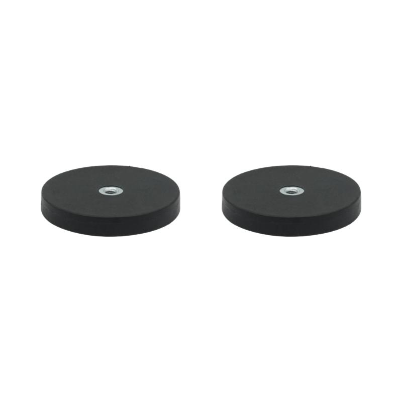 

2Pcs Magnetic Base Mount Brackets for LED Work Light Universal Internal Threads 43mm 66mm 88mm SUV Offroad Clamp