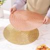 Reusable PVC Placemat Heat Resistant Dining Table Mat Wear-Resistant Stain-Proof Placemat for Home Kitchen Dining Table Protection