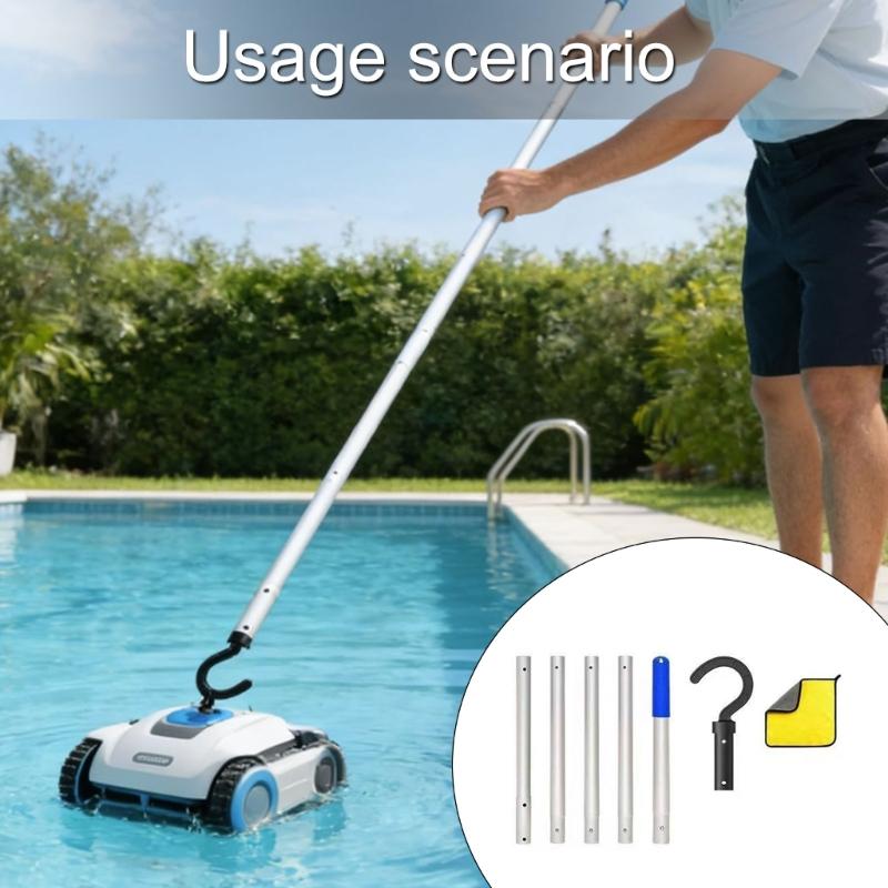 Multipurpose Pool Maintenance Hook Professional Grades Pool Vacuum Cleaner Retrieval Hook Adjustable Pool Poles