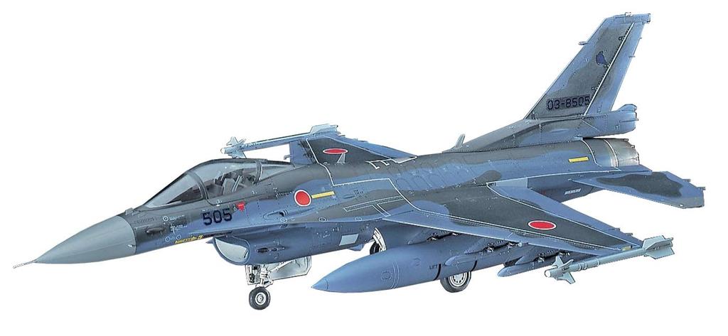Hasegawa Scale Mitsubishi Air Force Plastic Model Kit PT27 1/48 F-2A Self-Defense