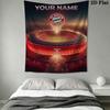 Custom FC Bayern München Wall Hanging Printed Fabric Blanket Decorative Tapestries for Bedroom Living Room Home Decor