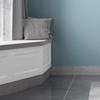 Waterproof Imitation Tile Skirting Board Sticker: Self-Adhesive, Thickened Marble, Solid Color, Wood Grain Wainscoting.