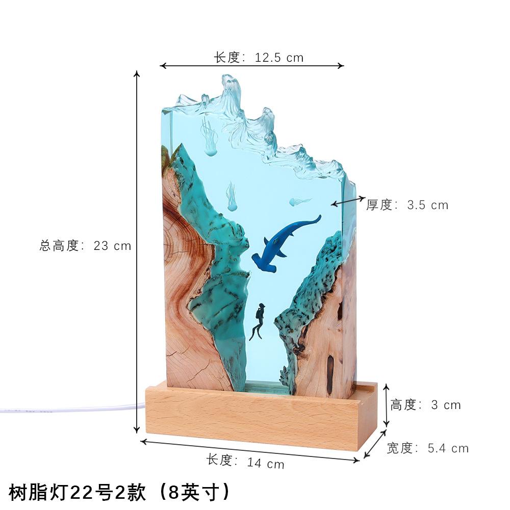 

NEW Creative Ocean People and Natural Micro Landscape Ornaments Handmade Epoxy Resin Crafts Gift