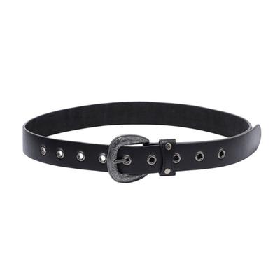 OPUS 0012 Op. 12 BADDIE STUD LEATHER BELT BLACK