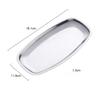 Stainless steel square steel plate, hotel restaurant, Dim sum plate, jewelry plate, ellipse, multi-purpose storage plate, towel plate