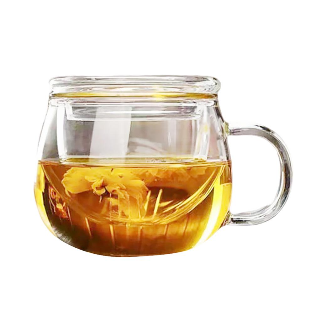 High Borosilicate Glass Cup Cup With Strainer Glass For Make Coffee