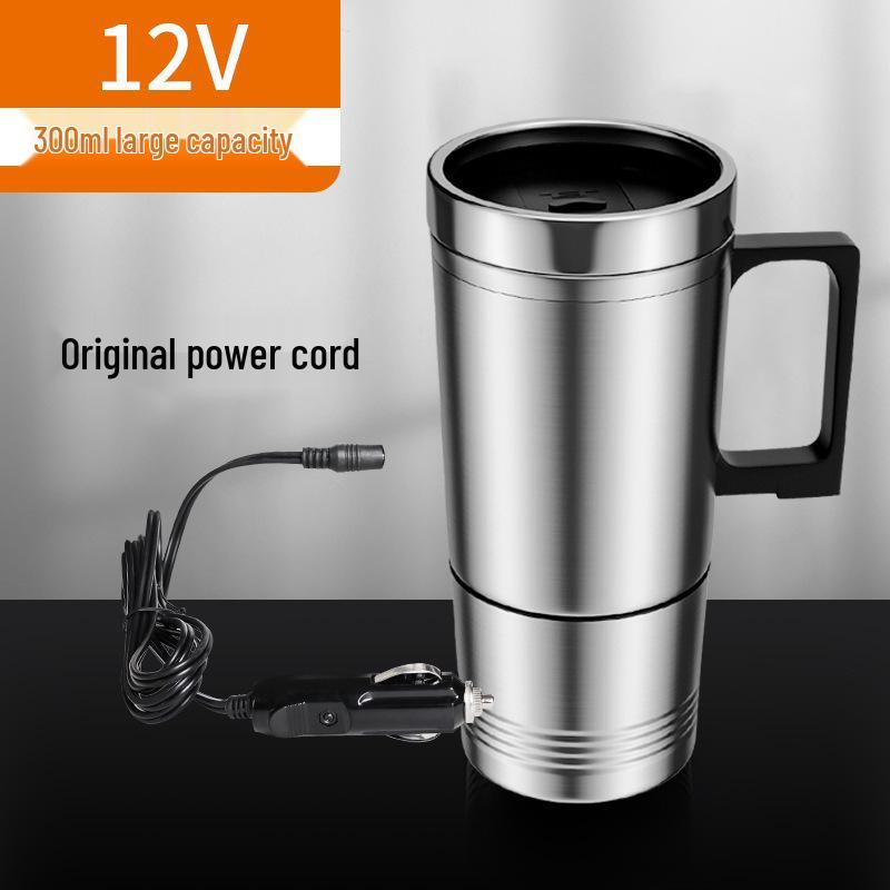 

Автомобильный нагреватель Изолированная электрическая кружка, 12/24 В, Чайник из нержавеющей стали