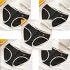 5 PCS Female Student Korean Version Japanese Style Sexy Cute Sweet Large Size Mid-waist Briefs