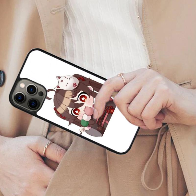 

Hu Tao Genshin Impact Portrait Art Magnetic Phone Case For APPLE iPhone 17 Air 16 14 13 12 Pro Max 15 Plus MagSafe Cover iPhone 13mini