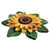 3D Flower Floor Mat Absorbent Large Flower Area Rug Non-Slip Bathroom
